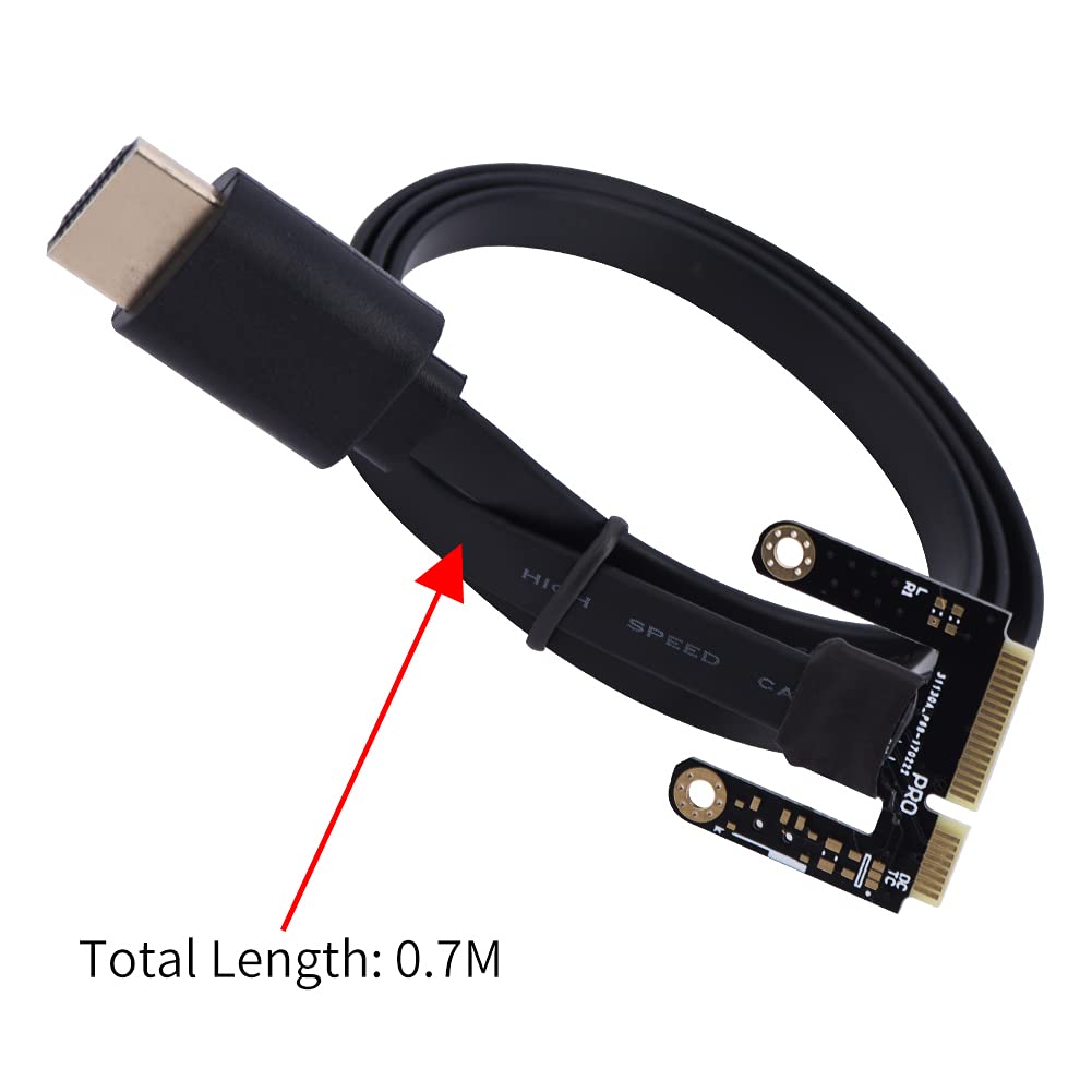 Serounder to Mini PCI-E Cable, EXP GDC Beast External to PCI-E Graphics Card Separate Interface Cord Adapter for Computer Accessories