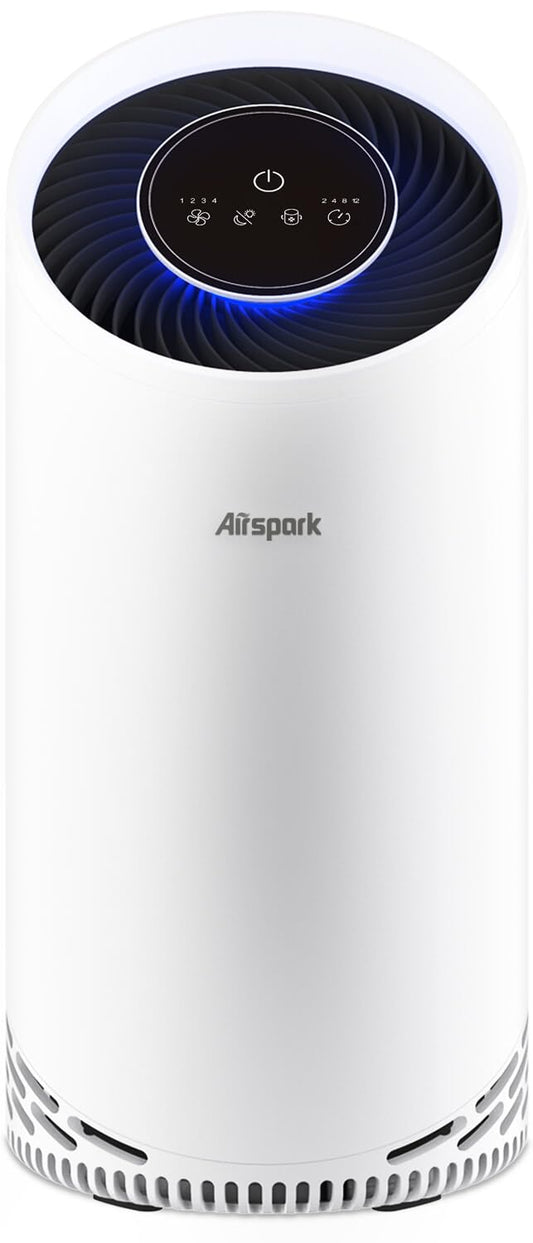 | Airspark Air Purifier for Home Bedroom Up to 2400 Ft² 4-Stage Air Filter
