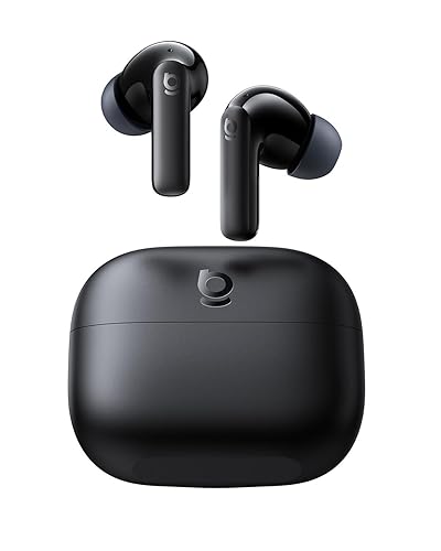 Baseus Bass BP1 NC Hybrid Active Noise Cancelling Wireless Earbuds, 12mm Super-Bass Driver, 41H Playtime, Bluetooth 6.0, IP55 Waterproof, 4-Mic AI…