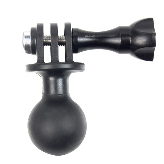 AngelReally 1" Ball Mount Universal Head Adapter with Thumb Screw Fit for Go He 9, 8 Black, 7 Black, 7 Silver, 7 White, 6, 5, 4, 3+, 5Session, MAX