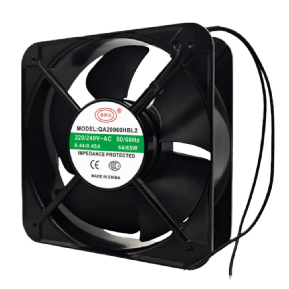 QA20060HBL2 20060 2-Wire Fan 200MM 220/240V 0.44/0.45A 20CM Cooling Fan