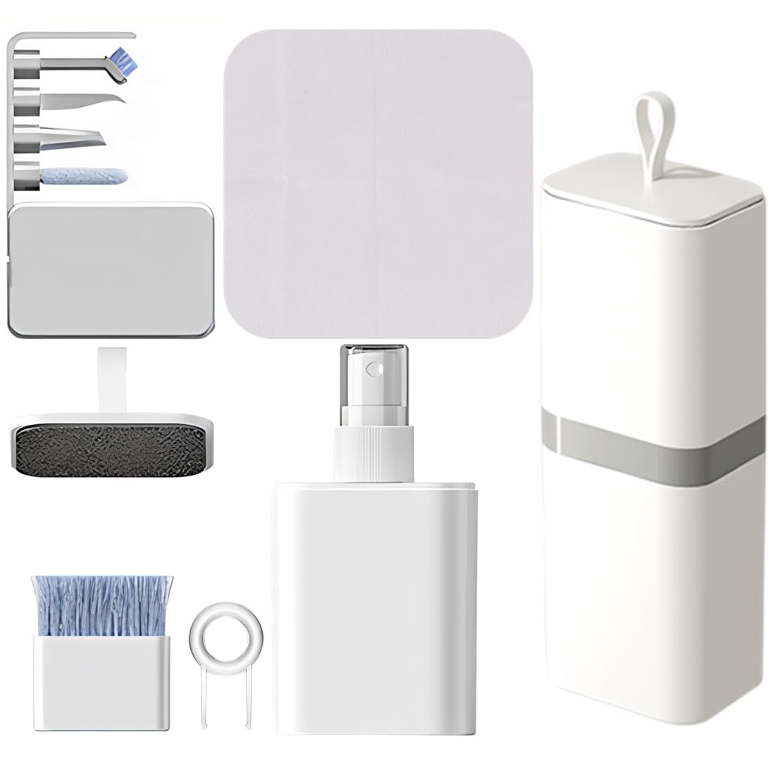 Phone Cleaning Kit, Laptop Cleaning Kit, Keyboard Cleaning Kit, Electronic Cleaning Kit, Compact Cleaning Kit for Earbuds, Portable Multifunctional
