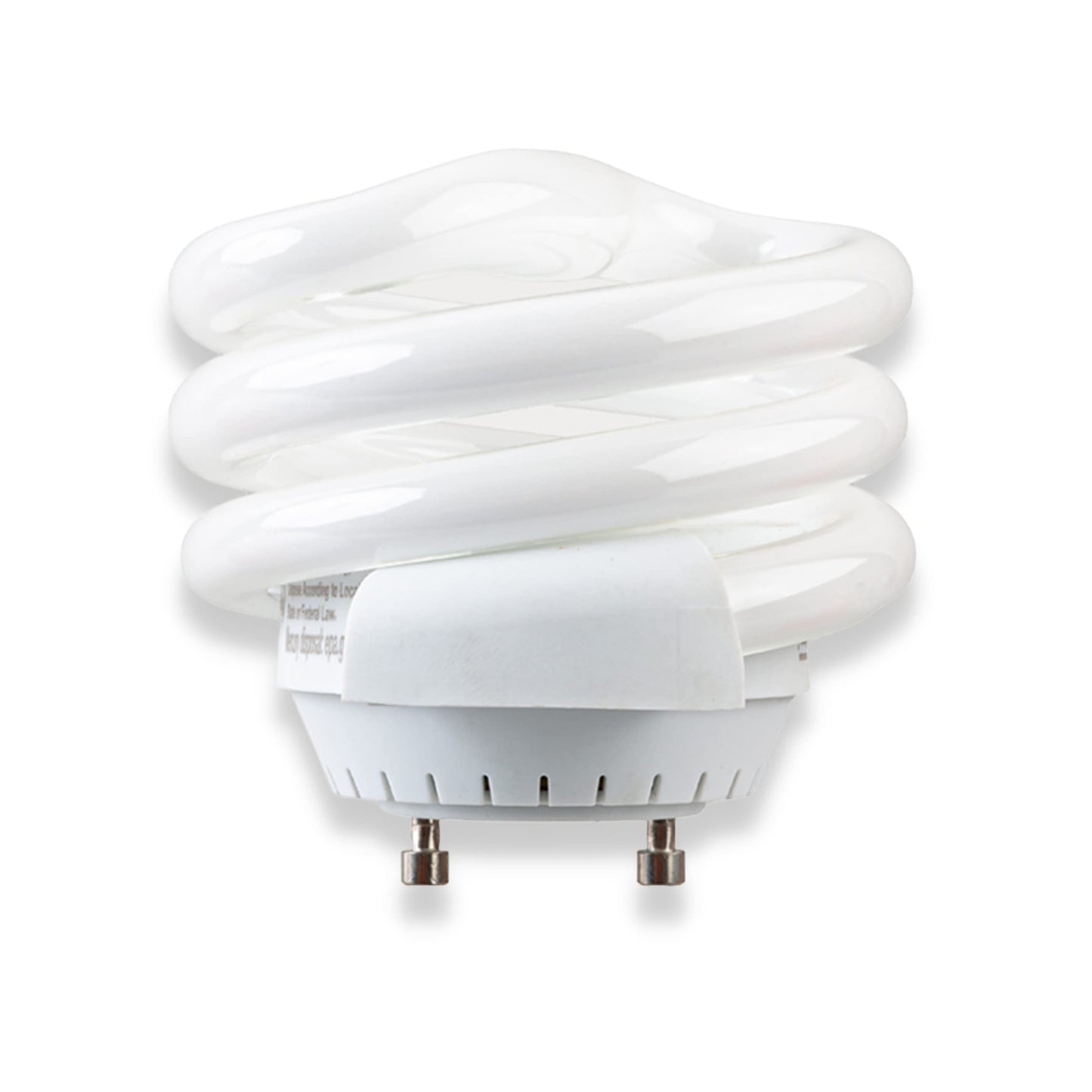 SLEEKLIGHTING GU24 18W T2 Spiral CFL Puck Light Bulb 2700K Warm White 2-Prong