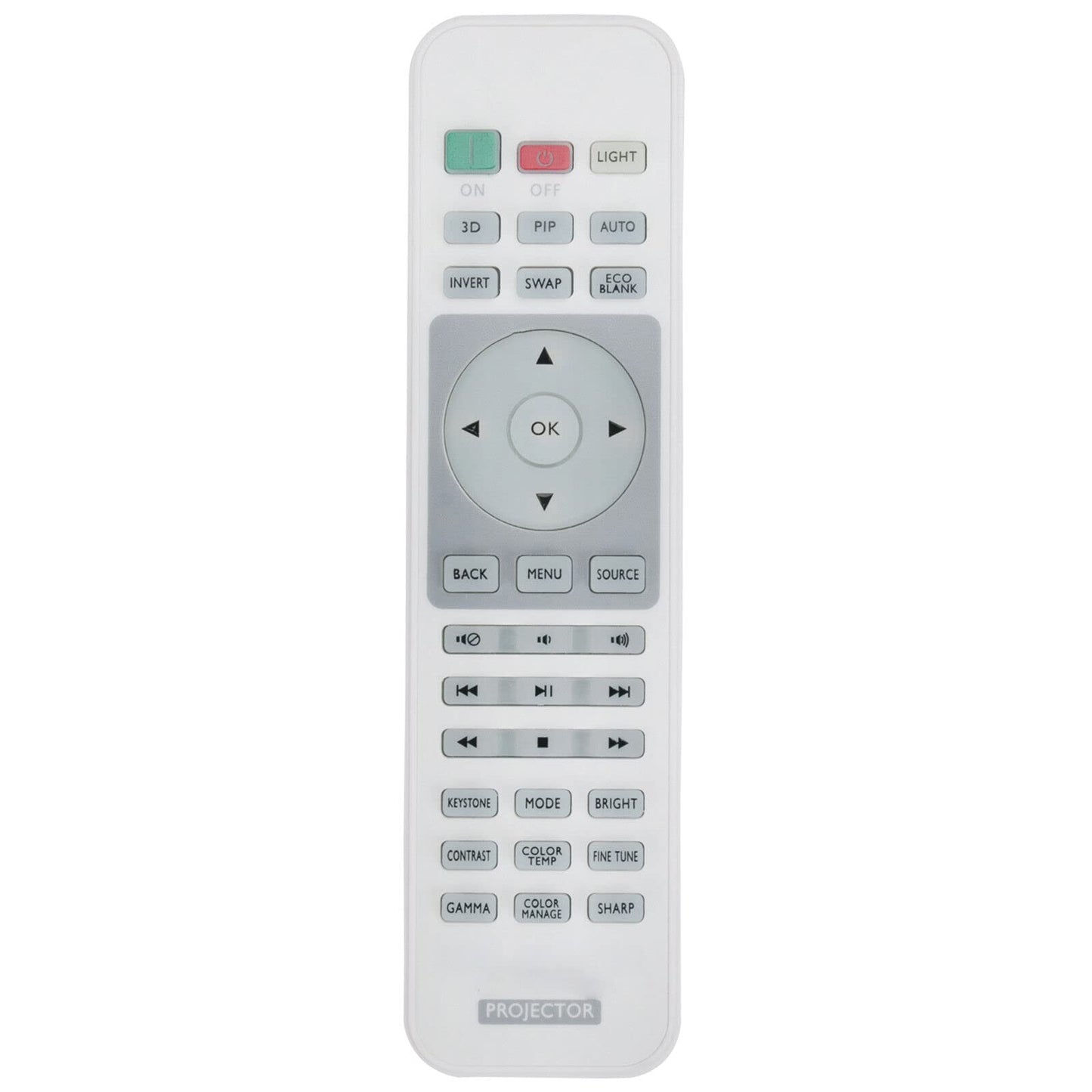 NTQinParts Replacement Remote Control Controller for BenQ HT1075 HT1085 HT1085ST HT3050 HT4050 1080P Home Theater Projector
