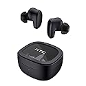 HTC True Wireless Bluetooth Earbuds 9 Bluetooth 5.3, in-Ear Earphones Transparent Case Design with Wireless Charging Fuction, 24Hour Playtime/Game…