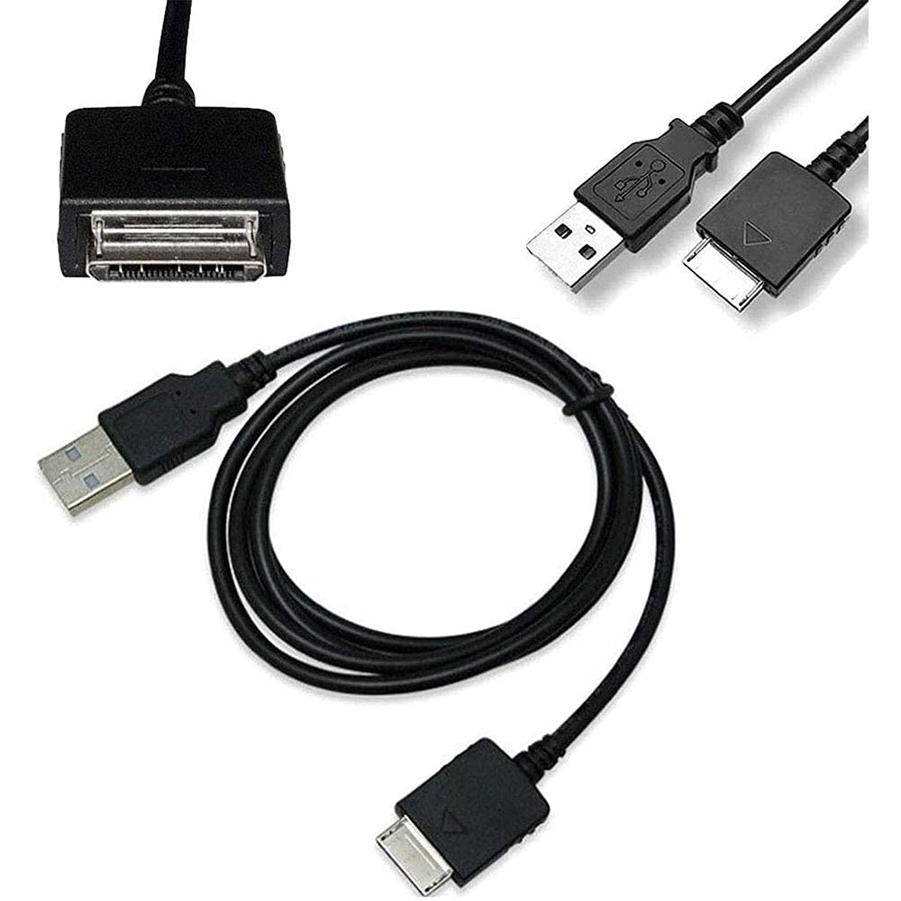bestforyou 2pcs USB Sync Data Cable for Sony Walkman NW-A55 A56 A57 A55HN A56HN A57HN NW-A35 NW-A45 NW-ZX300 ZX300A NW-WM1A WM1Z(Pack of 2)