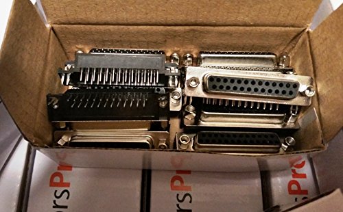 PC Accessories- - Connectors Pro 10-PK DB25 Female Right Angle PCB Mount Connector, 90 Degree D-Sub 10-Pack
