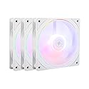 Thermalright TL-S12W-S CPU Fan, 120mm Case Cooler Fan ARGB, PWM Connector Silent Computer Cooler with 5V ARGB LED,up to 1500RPM PC Cooling