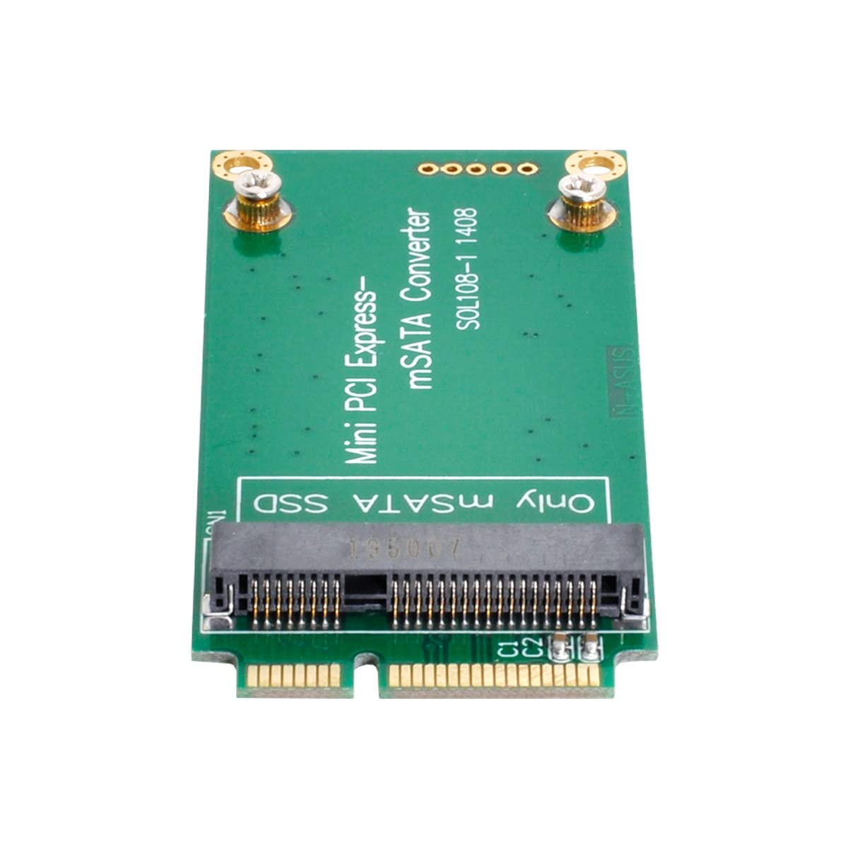 cablecc 3x5cm mSATA Adapter to 3x7cm Mini PCI-e SATA SSD for Asus Eee PC 1000 S101 900 901 900A T91