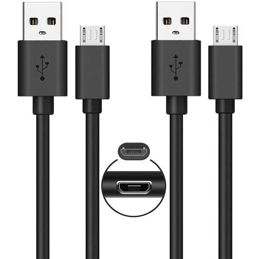 2-Pack 6FT Micro USB Power Cable for Amazon Fire TV Stick,for Roku Streaming Stick,Express Plus,Premier Plus,Voice Remote Pro,Chromecast Charging
