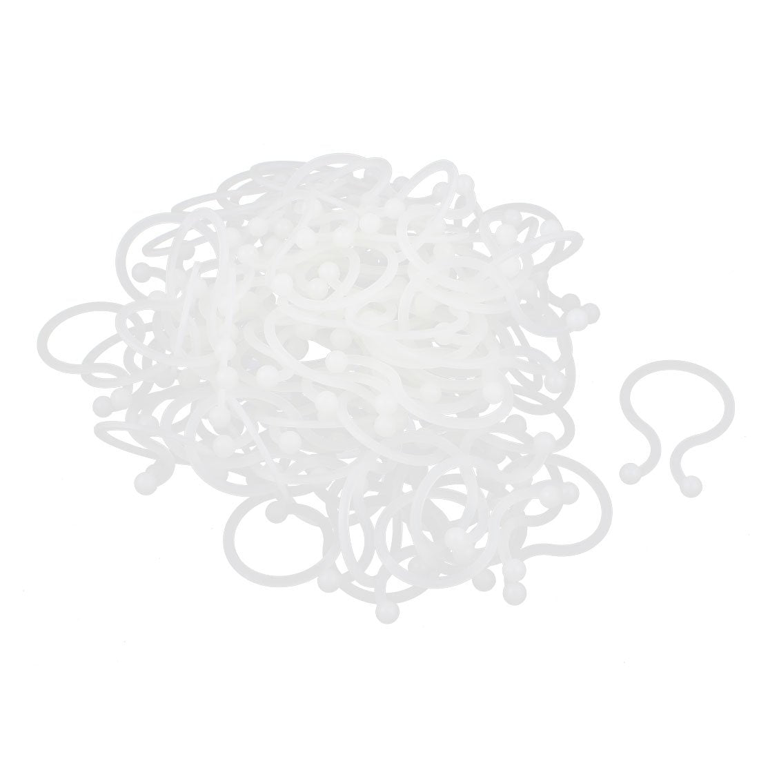 uxcell U Shape Save Place Twist Lock Cable Wire Ties 24mm Dia 100 Pcs Beige (Pack of 100)
