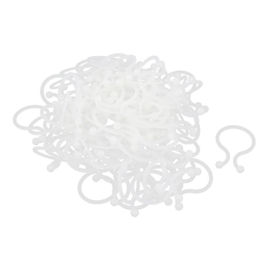 uxcell U Shape Save Place Twist Lock Cable Wire Ties 24mm Dia 100 Pcs Beige (Pack of 100)