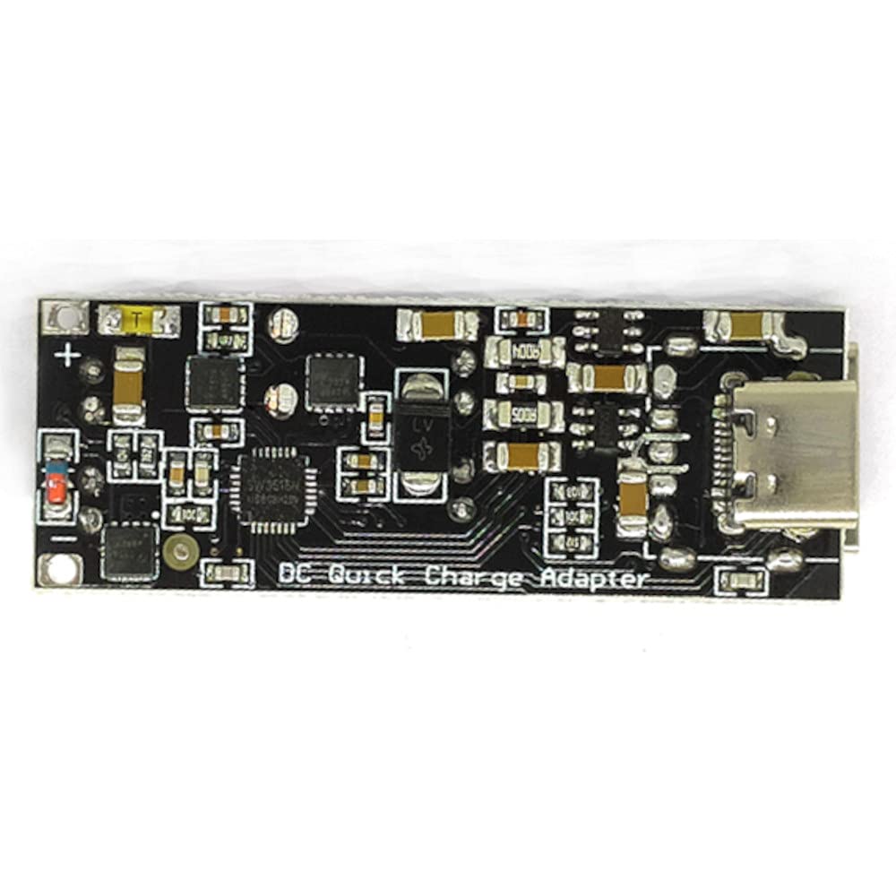 JacobsParts 60W 6-35V DC to USB Type C PD 3.0 QC4+ & Type A QC3.0 DC Fast Charge 12V 24V Step-Down Power Module