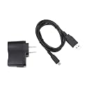 NiceTQ Wall AC Battery Power Charger + USB Charger Data Cable for VTech Kidizoom Smartwatch DX (2nd Generation)