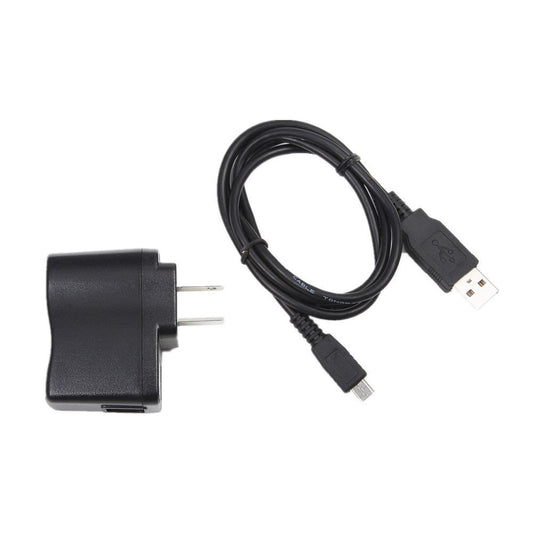 NiceTQ Wall AC Battery Power Charger + USB Charger Data Cable for VTech Kidizoom Smartwatch DX (2nd Generation)