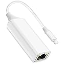 Junsky [MFi Certified] Lightning to Ethernet Adapter, 100Mbps Lightning to RJ45 Ethernet LAN Network Adapter, Compatible for i-Phone