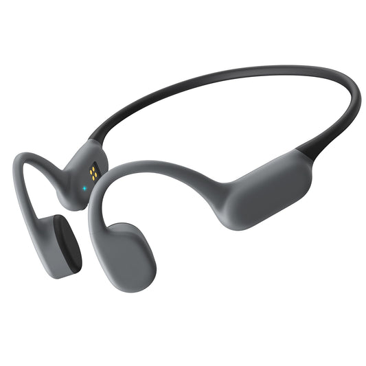 GEUYNAY Bone Conduction Headphones, Bluetooth 5.4 Open Ear Headphones Wireless with Mic,IPX6 Sport Headphones for Running(Grey)