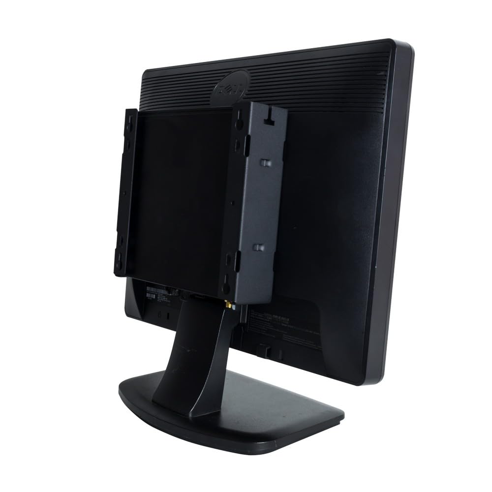 RackSolutions 100-A Wall Mount for Dell OptiPlex Micro PC, Fixed, 75 mm & 100 mm VESA, Includes Mounting Hardware