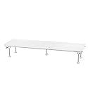 JIWINNER Desk Organizer and Accessories, Computer Monitor Stand for Desk, 31.5" Diy Acrylic Monitor Riser for Desk Accessories