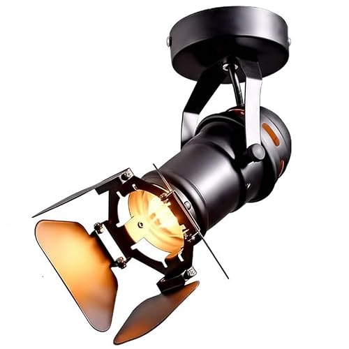 Lywins Gu10 L19 * W17cm Mini Industrial Loft Led Ceiling Spots Track Light Ceiling Downlights Spotlight Showcase Led Lighting Display for Hotel Bar
