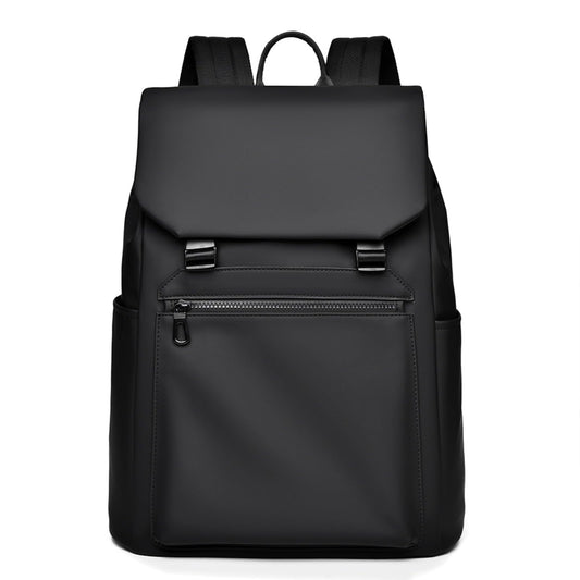 15 Inch Laptop Backpack for Men & Women, Waterproof Oxford Rucksack with Luggage Strap, Large Capacity Daypack (black)