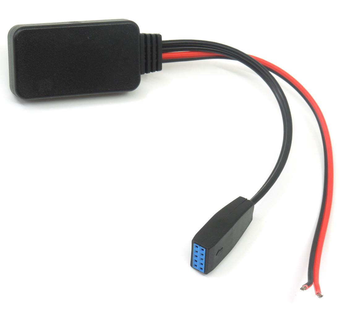 colorparts2016 Car Bluetooth Adapter Audio Aux 10-pin Interface Cable for BMW E46 3-Series 2002-2006 Busines CD