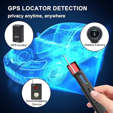 Hidden Camera Detectors for Travel, Wireless Signal Scanner for Travel, Hidden Device GPS Detector Bug Detector, Bug Detector Electronic Sweeper, RF
