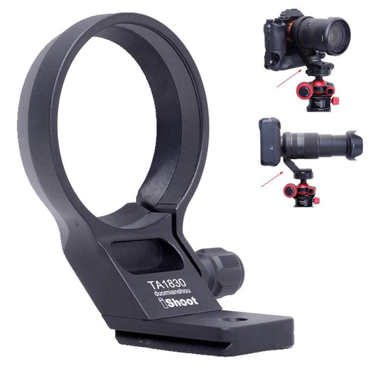 iShoot Tripod Mount Ring Lens Collar Compatible with Tamron 18-300mm f/3.5-6.3 Di III-A VC VXD B061 (X/E Mount), Lens Support Holder Bracket Bottom is
