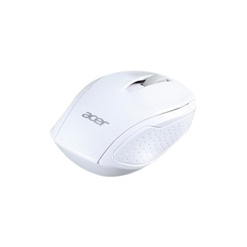 acer RF Wireless Mouse M501 (White), Works with Chromebook, with USB Plug and Play for Right/Left Handed Users (for Chromebooks, Windows PC & Mac