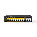 Netis P110C 8 POE+2 Uplink 100M Standard Fast Ethernet POE/POE+ Switch with Plug and Play | IEEE 802.3at/af Compliant Powered Devices (PDs) with Auto