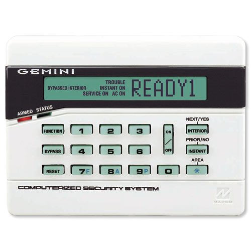 Napco GEM-RP2ASE2 Intrusion System Keypads,5-7/8" W,LCD