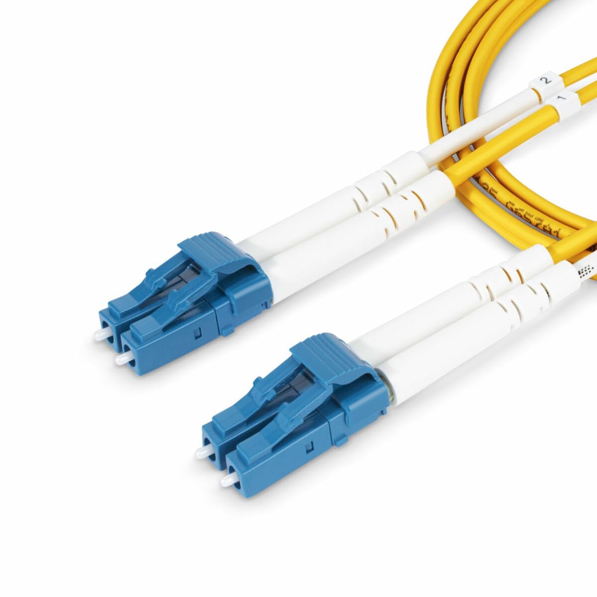 StarTech 16.4ft/5m OS2 Fiber Cable, LC to LC, 9/125 Duplex, LSZH
