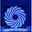 FGen 120mm LED Radiator Ultra-Quiet Computer Case Fan Blue