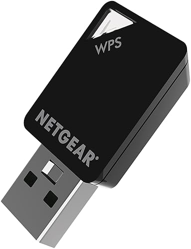 NETGEAR WiFi 5 USB 2.0 Mini Adapter (A6100) - AC600 Dual-Band Wireless Speed (Up to 600 Mbps), Works with Any WiFi 5 Router - for Windows PC