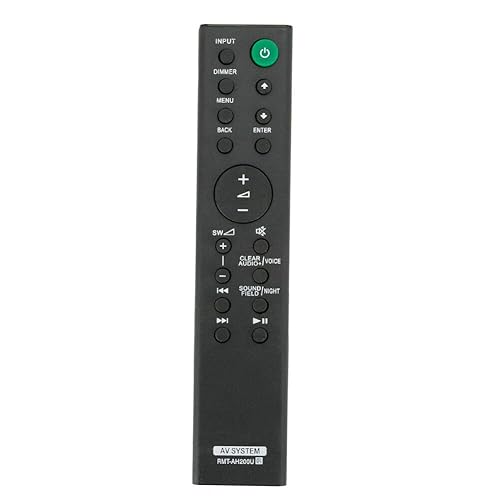 New RMT-AH200U Remote Control Replacement for Sony SoundBar Sound Bar Home Theater HT-CT390 HT-RT3