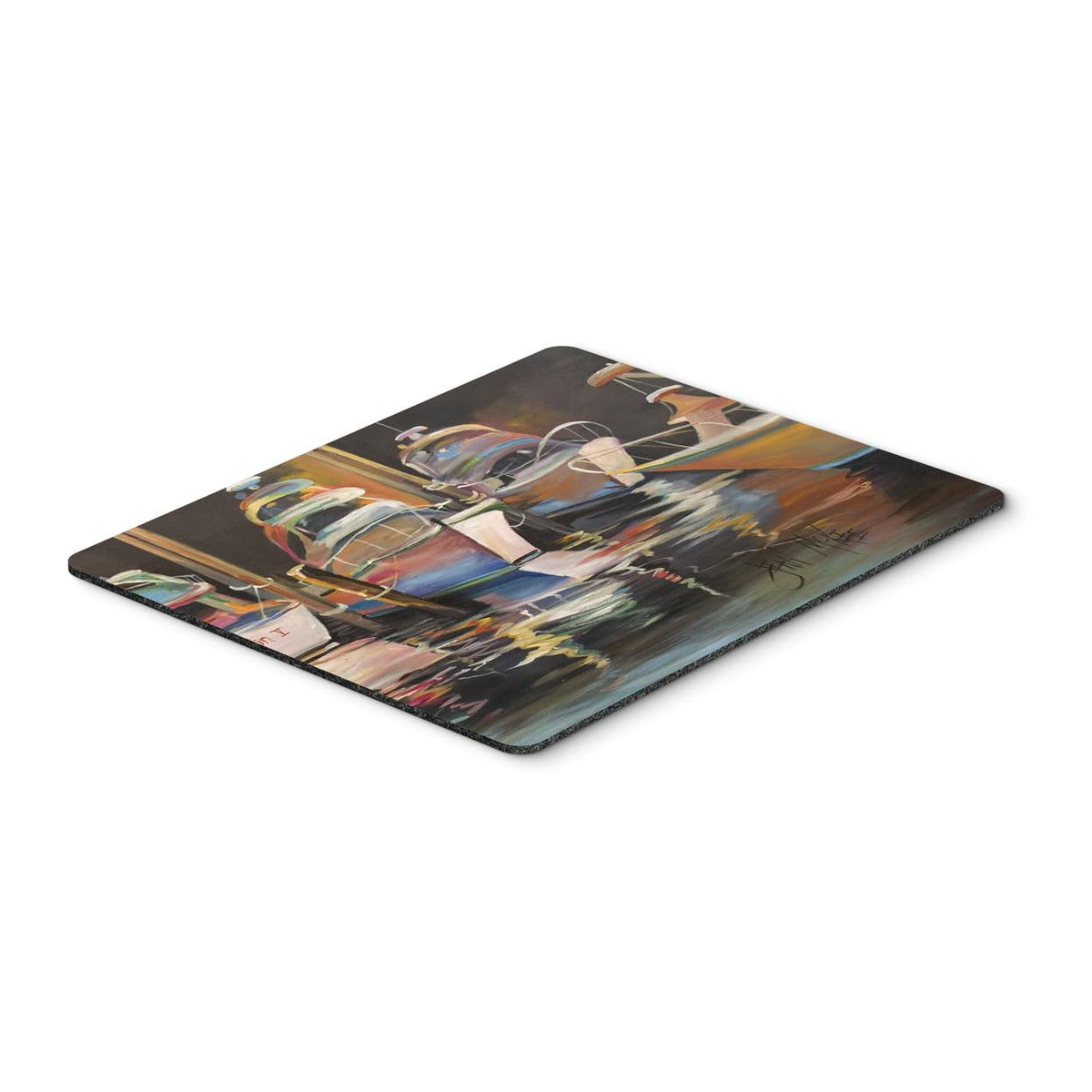 Caroline's Treasures JMK1076MP Sea Chase Deep Sea Fishing Boats Mouse Pad, Hot Pad or Trivet for Home Office Gaming Working Computers Laptop Mouse