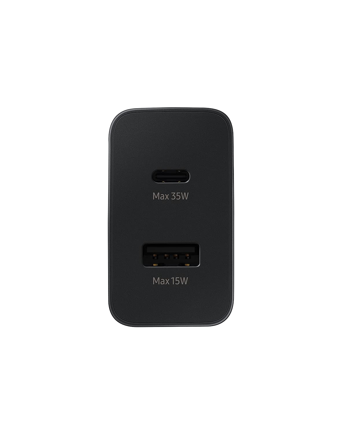 SAMSUNG 35W Dual Port Wall Charger USB C Adapter, Super Fast Charging Block for Galaxy Phones and Devices, Cable Not Included, 2021, US Version, Black