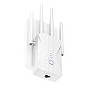 ROQRL WiFi Extender 2026 AC1200 Dual Band 5GHz/2.4GHz Signal Booster Up to 15,999 Sq.ft, 3-in-1 Wireless Repeater Router Amplifier for Home