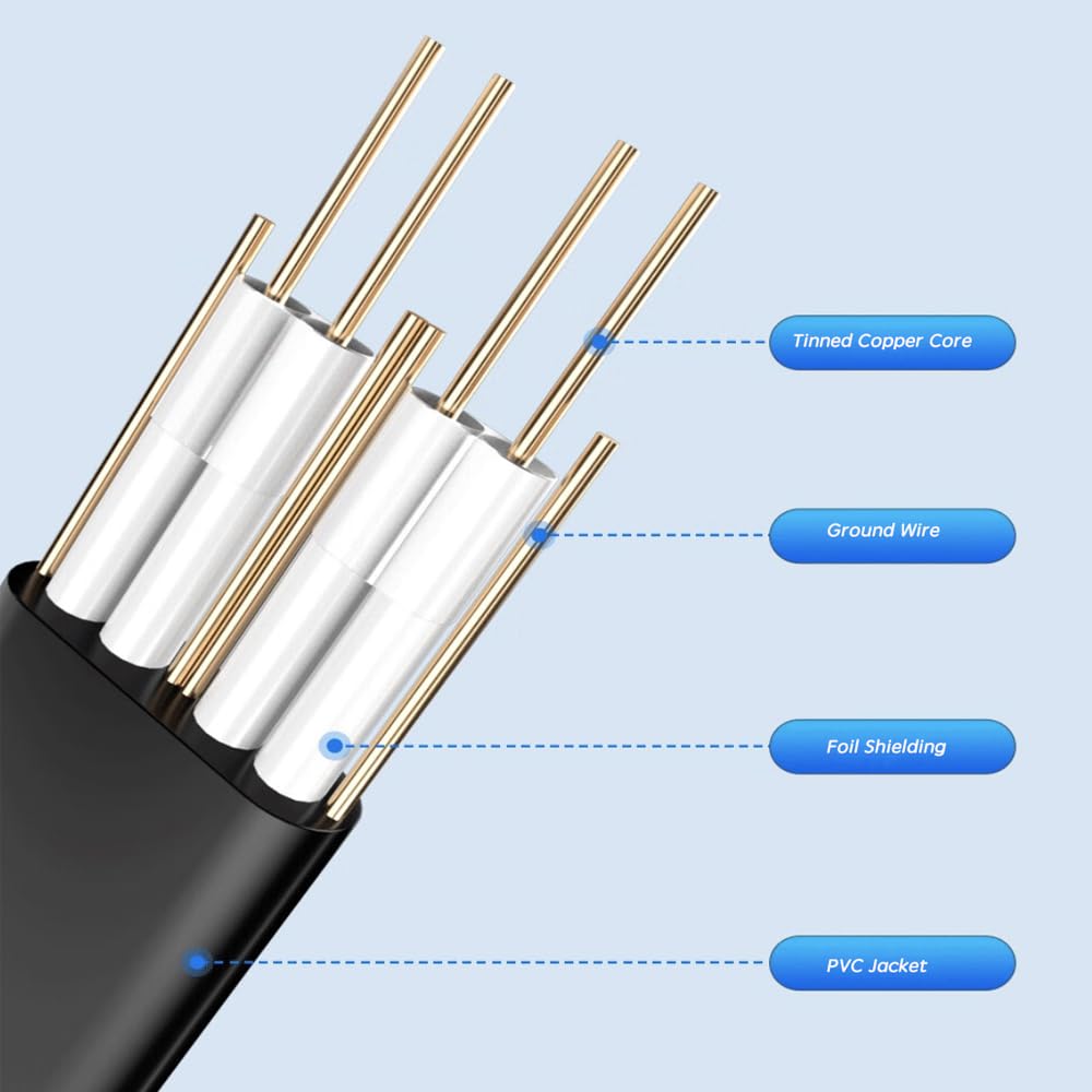 Aoiutrn SATA Cable III, 4 Pack 90 Degree Right Angle to Straight &Straight to Straight 6Gbps 7pin SATA 3.0 Data Transmission Cord with Locking Latch