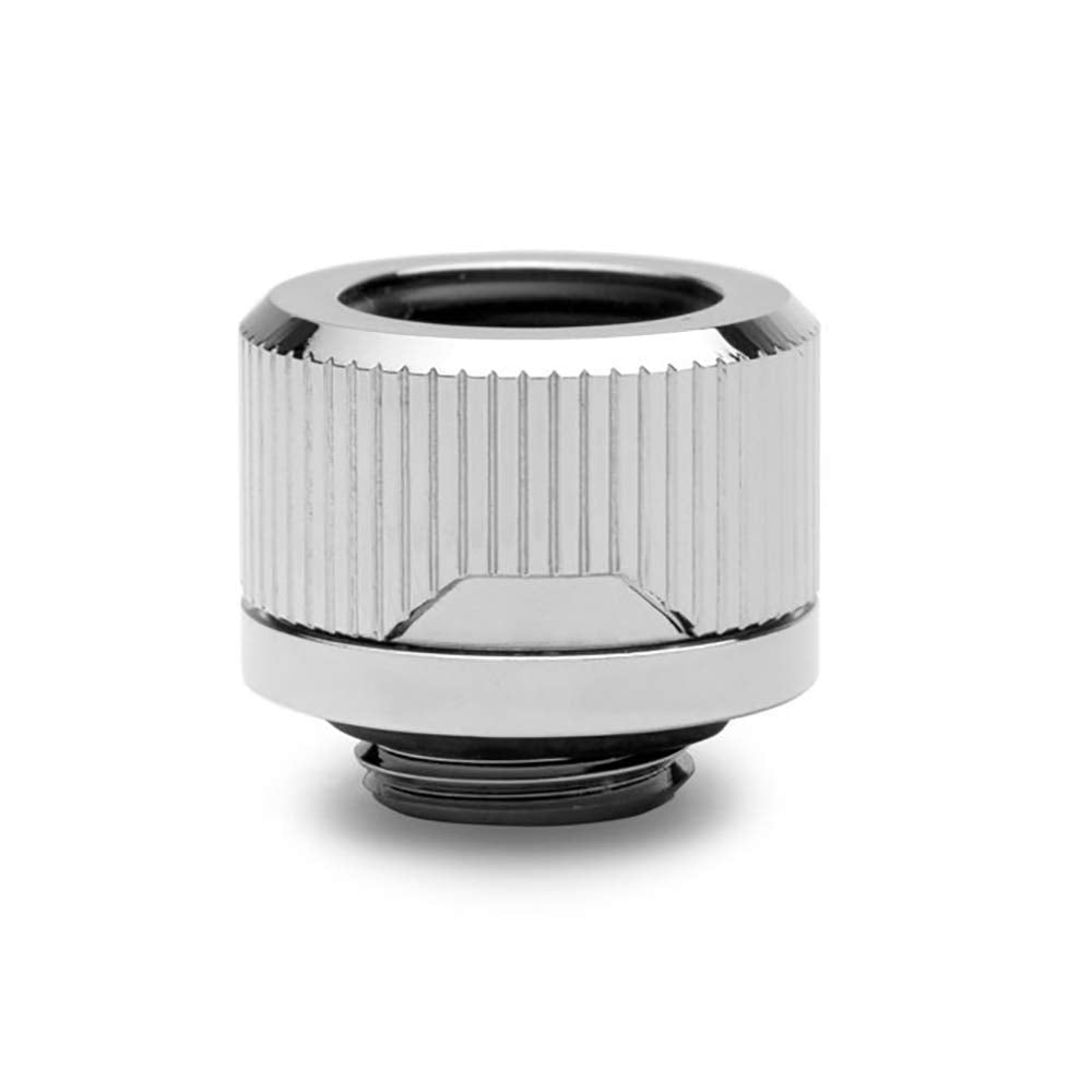EKWB EK-Quantum Torque HDC-14 Compression Fitting for EKWB Rigid Tubing, 14mm OD, Nickel, 10-Pack
