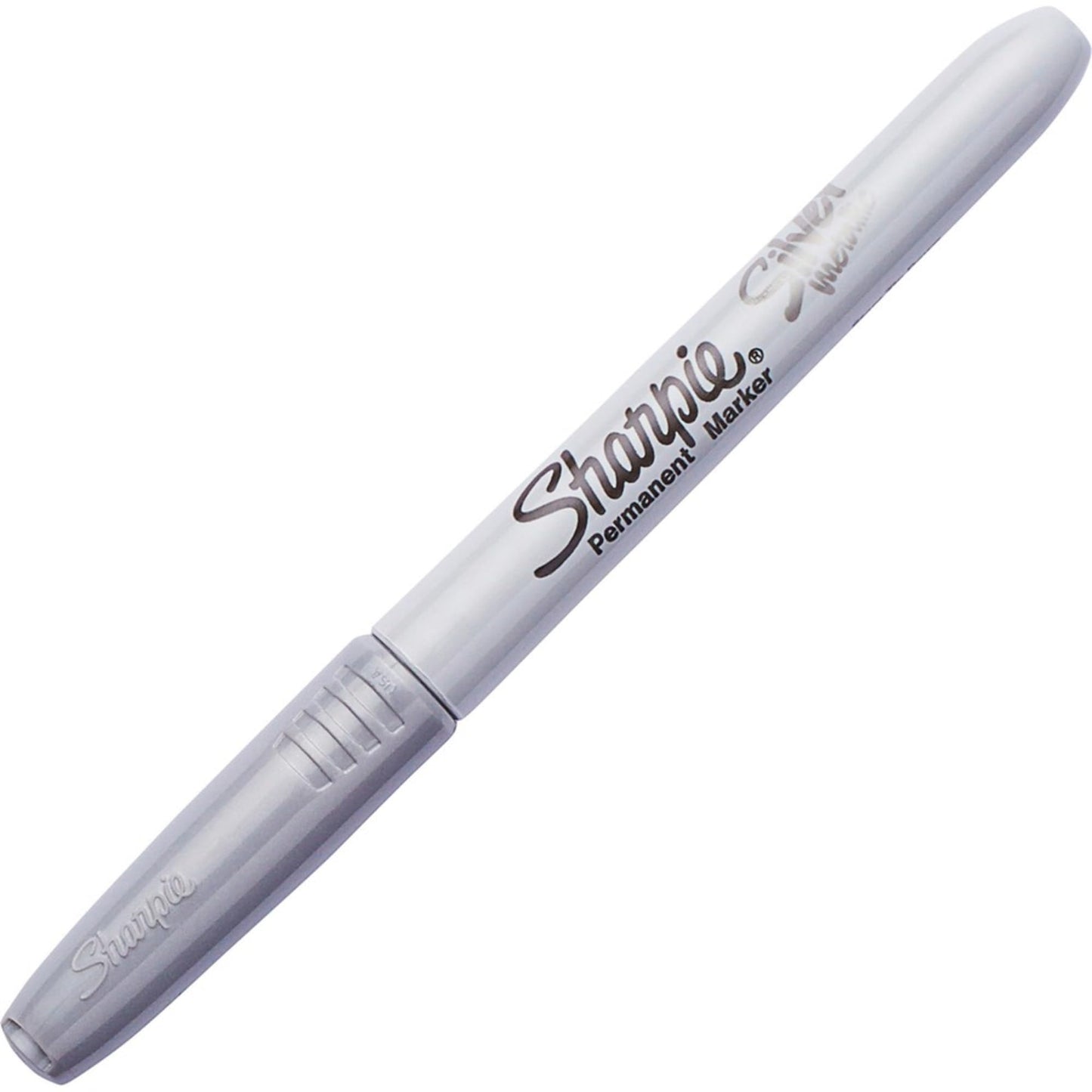 Sharpie Metallic Permanent Markers, Fine Point, Metallic Silver, 36 Count