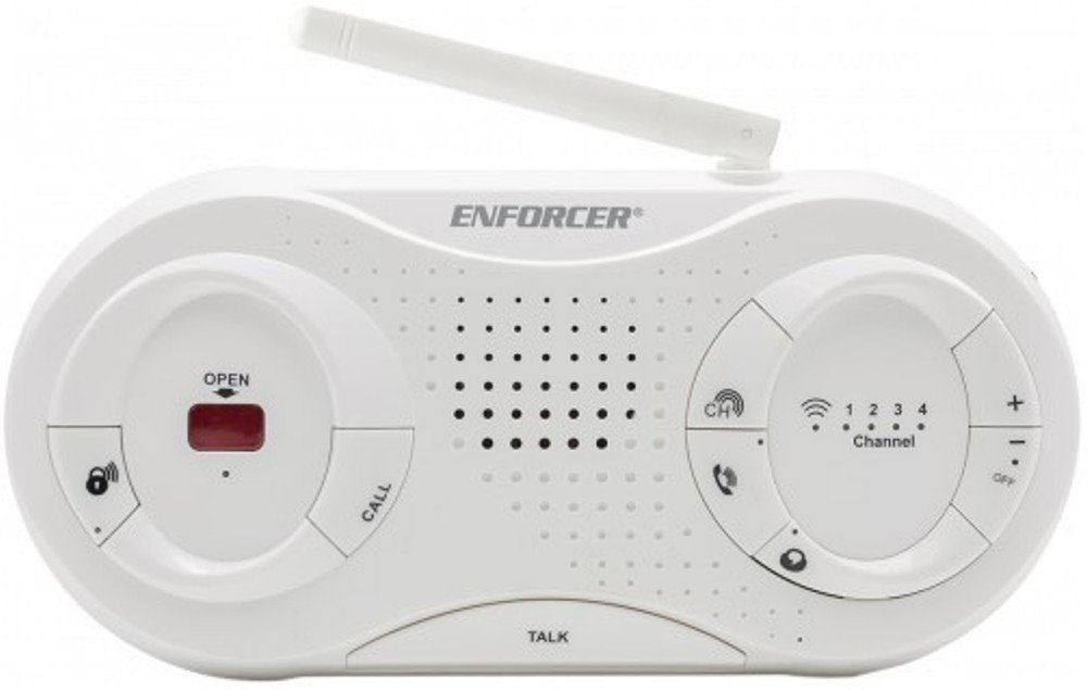 Seco-Larm DP-T100-2Q ENFORCER Wireless Intercom Starter Kit, Range Up to 1000ft (300m), 4 Selectable Channels, Connect Up to 16 Wireless Intercoms