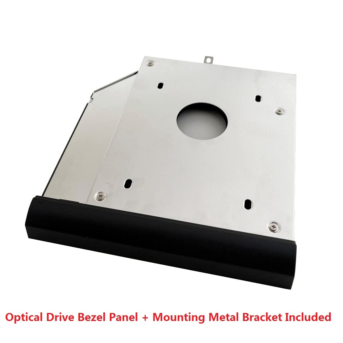 2nd HDD SSD Hard Drive Optical Frame Caddy Tray for Lenovo ThinkPad E550 E550C E555 E560 E565 only with Bezel Front Panel Faceplate Metal Bracket