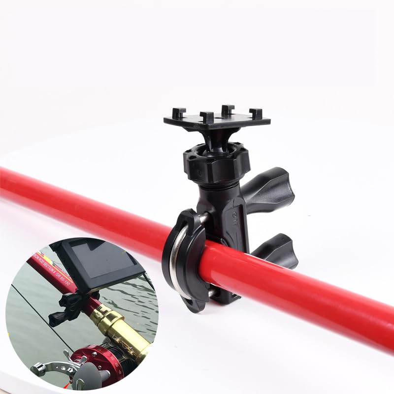 ThtRht 2 Pack Underwater Fishing Camera Screen Mount Holder Clamp Fishing Monitor Bracket Stand for Fish Finder Cameras Fishing Chairs Camping Chair