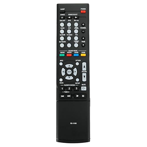 New RC-1168 Replace Remote fit for Denon AVR-1612 AVR-1613 AVR-1713 RC-1181 RC-1168 AVR-E400 AVR-S710W AVR-X1100W RC-1196 AVR-S500BT AVR-X510BT