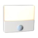 Westek Senti LED Motion Sensor Night Light - Indoor Plug-in Dusk/Dawn Automatic Night Light - Illuminate Dark Areas of Your Home, Warm Glow, Energy