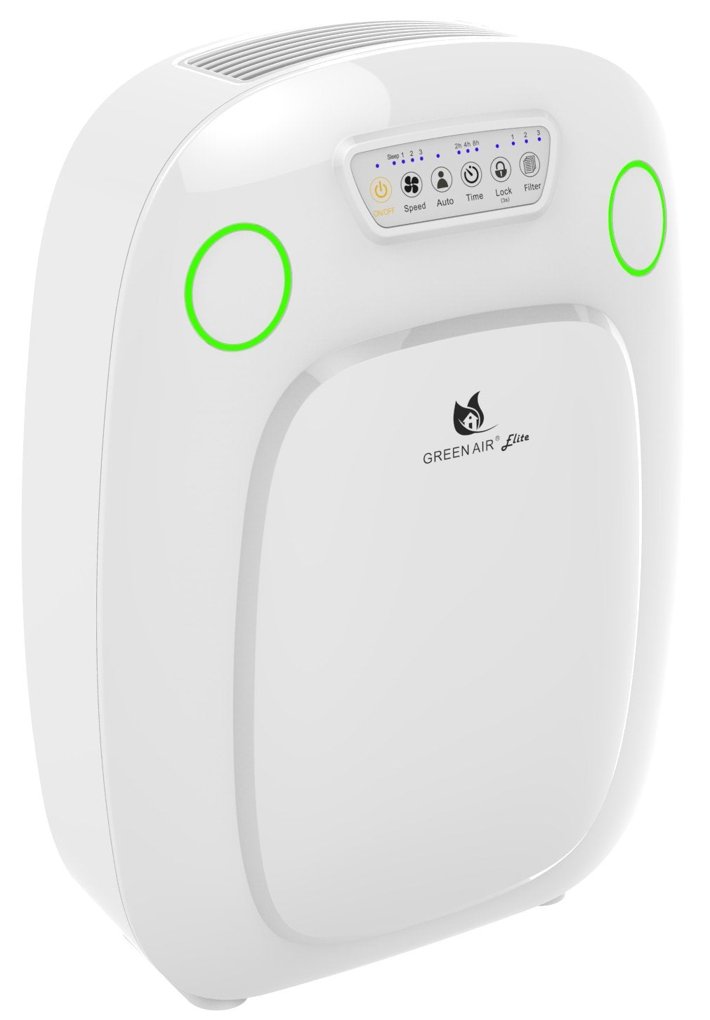 Green Air Elite HEPA and Odor Fighting Filter Air Purifier with IonCluster Technology for Large Rooms, HEPA, Carbon, and Charcoal filter