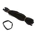 Beszin 12 Inch (50-pack) Hook and Loop Self Gripping Fastening Cable Ties 1/2" Width - Multipurpose Microfiber Cloth Cable Organizer Self Adesive