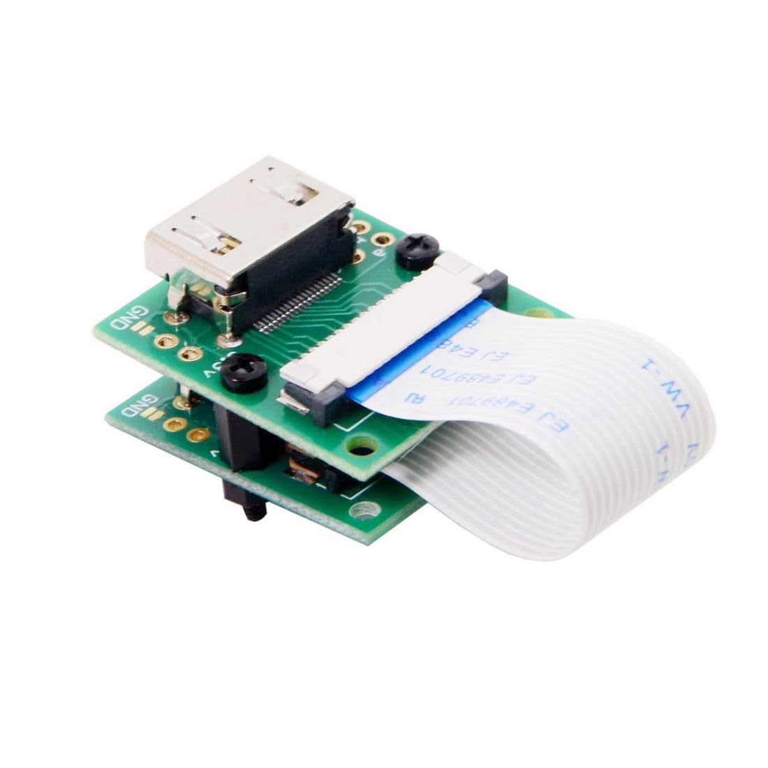 chenyang 2 Pack HDMI to CSI Raspberry PI Camera Module Expansion Adapter with Flat Ribbon Flex Cable 5cm