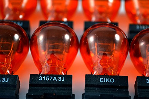 Eiko 3157A 12.8/14V 2.1/.59A S-8 Polymer Wedge Base Halogen Bulbs